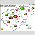 Primrn spoteba paliv a elektiny, lenno dle druhu paliva a energie - Vchoz rok 2001