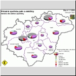 Primrn spoteba paliv a elektiny, lenno dle sektoru spoteby - Vchoz rok 2001