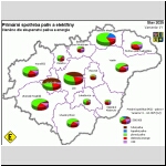 Primrn spoteba paliv a elektiny, lenno dle druhu paliva a energie - Varianta V1